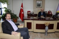 MEHMET YİĞİNER - Ankaragücü Kulüp Başkanı Ve Ankara ESOB Başkanı Mehmet Yiğiner'den Konak'a Ziyaret