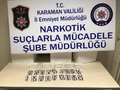 Karaman'da Uyuşturucu Hap Operasyonu Açıklaması 1 Tutuklama