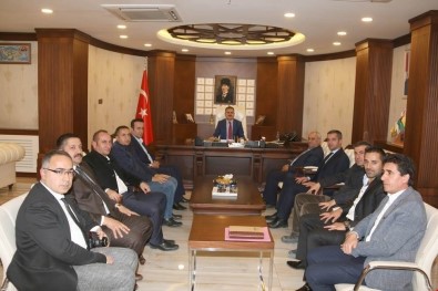 YÜTSO Meclis Başkanı Metin'den Vali Akbıyık'a Ziyaret