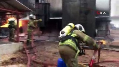 Balıkesir'de Bitkisel Yağ Fabrikasında Yangın