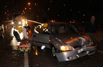 Kula'da Zincirleme Trafik Kazası Açıklaması 1 Yaralı