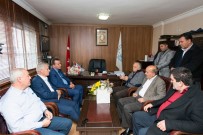 HASAN KARABAĞ - Minibüsçülerden Başkan Hasan Karabağ'a Açık Destek