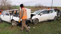 NAMIK KEMAL - Tekirdağ'da Trafik Kazası Açıklaması 3 Yaralı