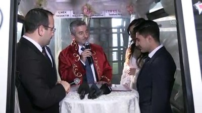 Teleferikte Kıyılan Nikahla Dünya Evine Girdiler