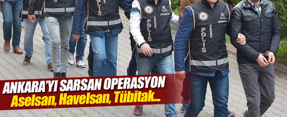 Ankara'da FETÖ operasyonu: 48 gözaltı