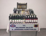 KAÇAK ŞARAP - Ayvalık'ta Kaçak İçki Operasyonu