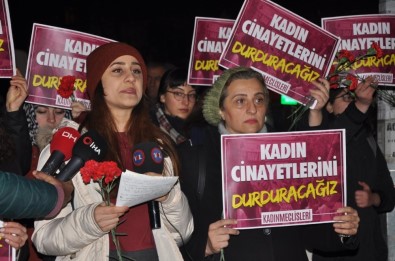 Ankara'da Kadın Cinayeti Protesto Edildi