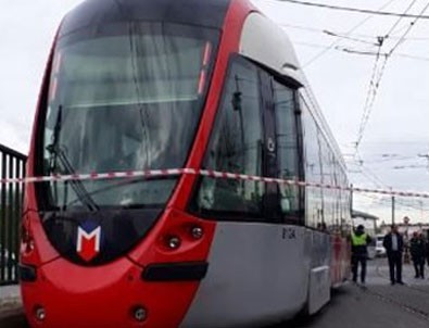 Cevizlibağ'da tramvay kazası