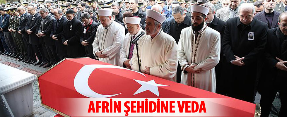 Şehit Üsteğmen son yolculuğuna uğurlandı