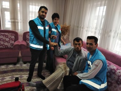 Elbistan'da 956 Hasta Evde Sağlık Hizmetinden Yararlandı
