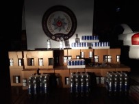 BANDROL - Kumaş Parçalarının Arasından 3 Bin Litre Kaçak İçki Çıktı