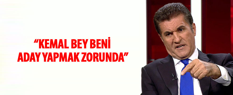Mustafa Sarıgül: Kemal Bey beni aday yapmak zorunda