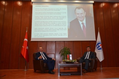 Topçuoğlu, Üniversite Öğrencilerine Tecrübelerini Anlattı