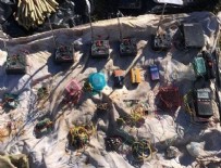 FÜNYE - Tuzaklanan patlayıcıları eş zamanlı patlatma özelliğine sahip 5 sistem bulundu