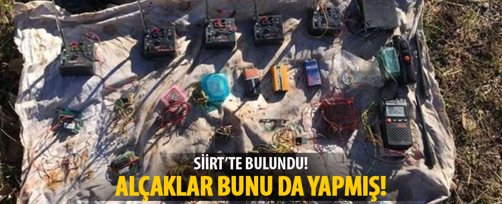 Tuzaklanan patlayıcıları eş zamanlı patlatma özelliğine sahip 5 sistem bulundu