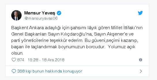 CHP'nin Ankara adayı belli oldu