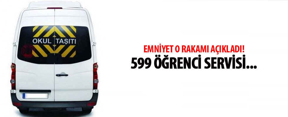599 okul servisi trafikten men edildi