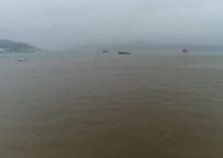 ÇAYıRBAŞı - Çamur akan İstanbul Boğazı havadan görüntülendi