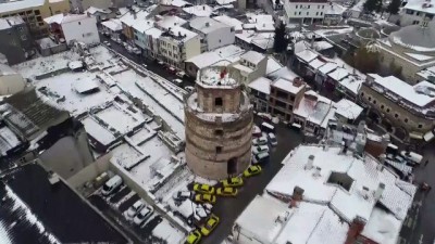 Edirne'de Kar Yağışı