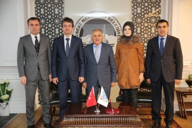 KSMMMO Yönetim Kurulu Üyelerinden Başkan Dr. Memduh Büyükkılıç'a Ziyaret