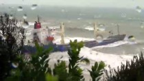 KARGO GEMİSİ - Şile'de Karaya Oturan Geminin Mürettebatının Bekleyişi Sürüyor