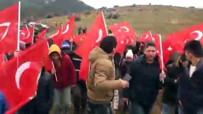 Beypazarı'nda 'Bayrak Ve Şehitlere Saygı' Yürüyüşü