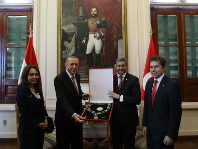 Erdoğan'a Paraguay Devlet Nişanı