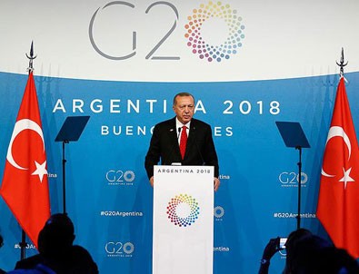 Cumhurbaşkanı Erdoğan'ın G20 trafiği