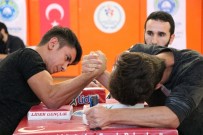 GEBEN - Kahramanmaraş'ta Bilek Güreşi Turnuvası