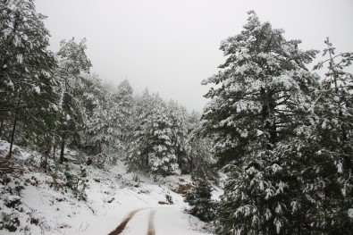 Kazdağları Eşsiz Kar Manzaraları İle Dikkat Çekiyor
