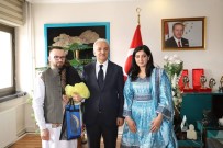 İNSAN TİCARETİ - İl Göç İdaresi Müdürü Özlok, Başkan Başsoy'u Ziyaret Etti
