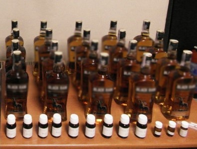 Kütahya'da Kaçak İçki Operasyonu