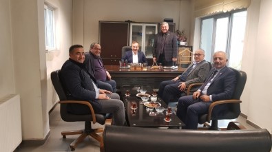 Aksaray'dan Gelen Heyet Başkan Fırat İle Bir Araya Geldi