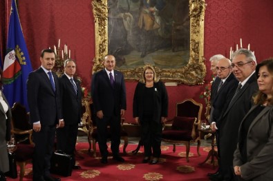 Bakan Çavuşoğlu, Malta Cumhurbaşkanı Preca İle Görüştü