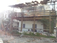 Bodrum'da Ev Yangını
