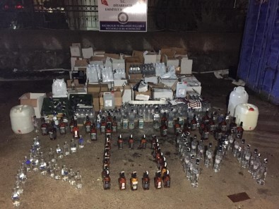 Diyarbakır'da Yılbaşı Öncesi Sahte Ve Kaçak İçki Operasyonu