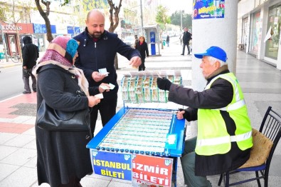 Milli piyango biletlerindeki kabartmaya dikkat