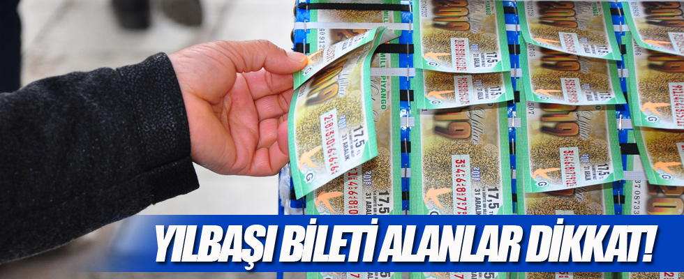 Milli piyango biletlerindeki kabartmaya dikkat