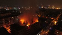 7 Katlı Binada Çıkan Yangın Bursa'yı Aydınlattı