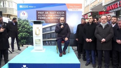 Bakan Kasapoğlu, Üsküdar'da Temel Atma Törenine Katıldı