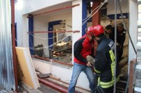 YEŞILÖZ - Bodrum'da İnşaat Çöktü 5 İşçi Yaralandı