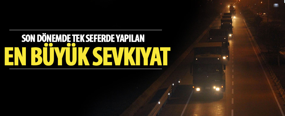 TSK'dan dev sevkıyat