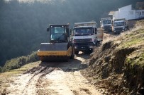 ALTıNDERE - Merkezefendi'de Yol Yapım Çalışmaları Sürüyor