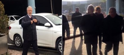 Metin Akpınar ve Müjdat Gezen adliyede