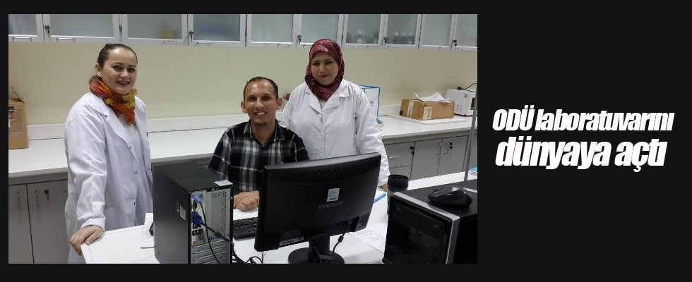 ODÜ laboratuvarını dünyaya açtı