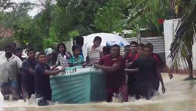 Sri Lanka'da Selden 60 Binden Fazla İnsan Etkilendi