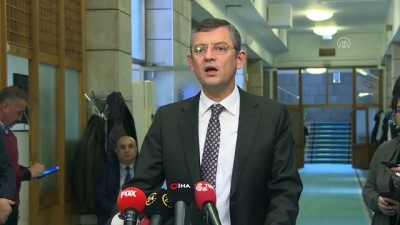 CHP Grup Başkanvekili Özgür Özel Açıklaması