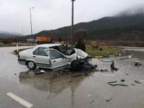 Karabük'te Trafik Kazası Açıklaması 2 Yaralı