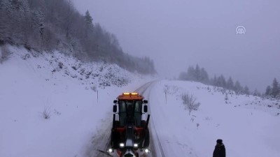 Kastamonu'da Yoğun Kar Yağışı