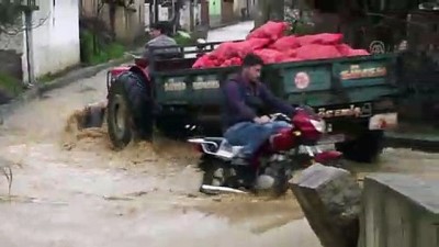 Ödemiş'te Sağanak